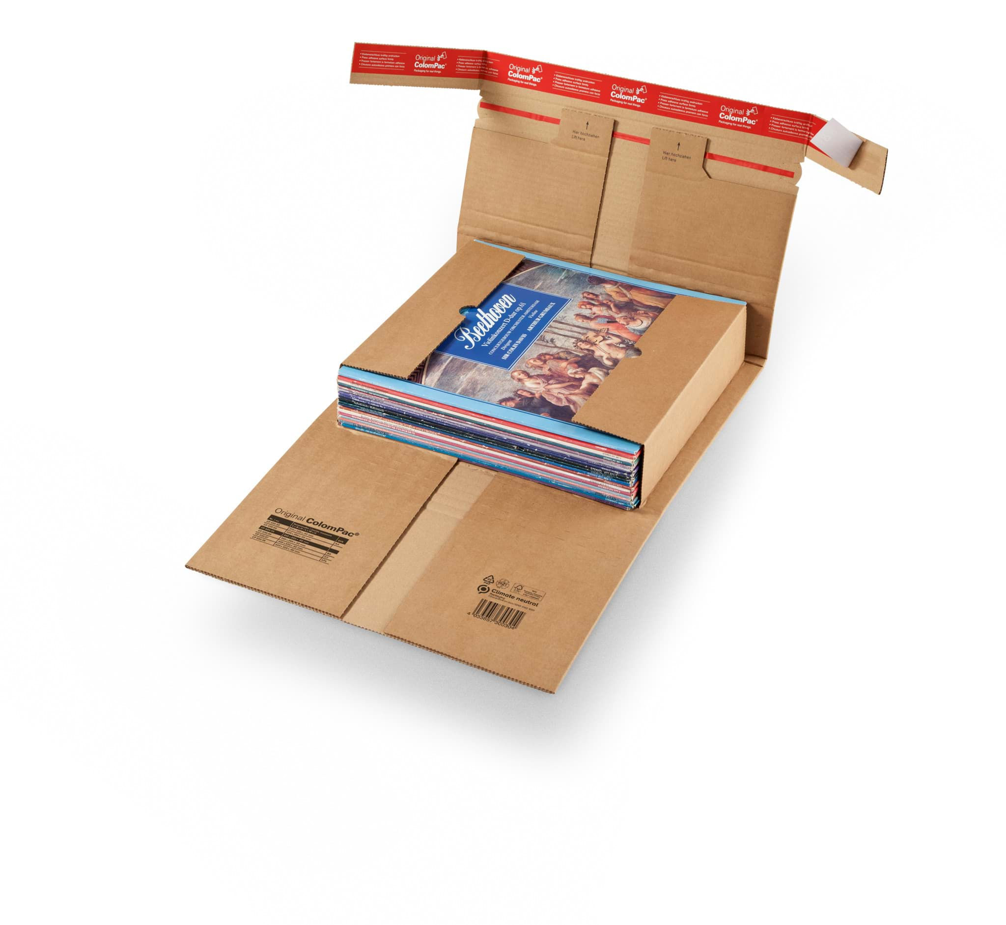 Bild von Buchverpackung A4 ColomPac® CP 030.03, 310x220x-92 mm, Groß- bzw. Maxibriefformat