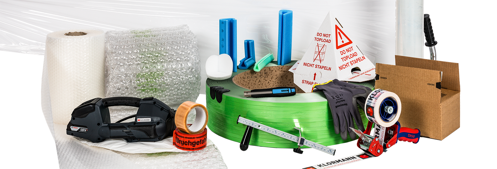 Auswahl an Verpackungslösungen